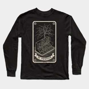 Modular Synthesizer Tarot Card Long Sleeve T-Shirt